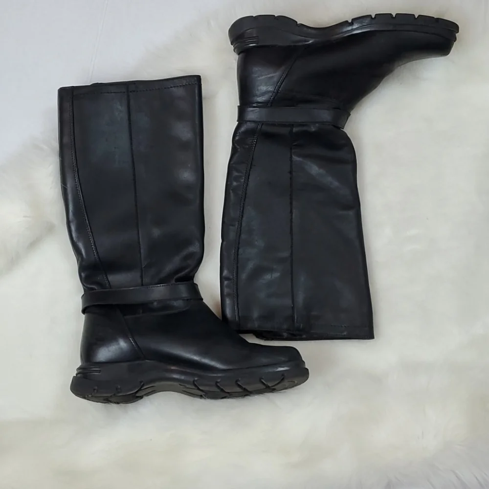 Blondo black waterproof leather boots size 8B